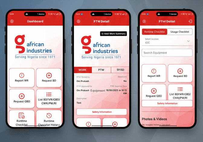 ANRML – Industrial Maintenance Platform (Nigeria)